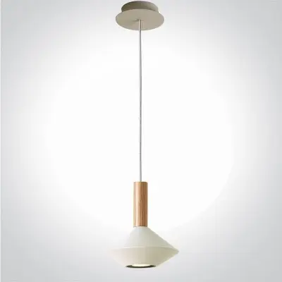 Pendul Alb D170mm H2000mm
