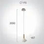 Pendul Alb D170mm H2000mm