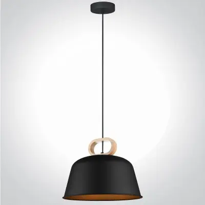 Pendul Negru cu Auriu D330 H1736