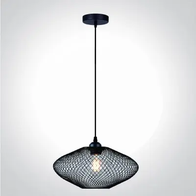 Pendul Negru D300mm x H1200mm