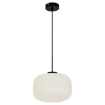 Pendul Sticla Alba D350mm H1270mm