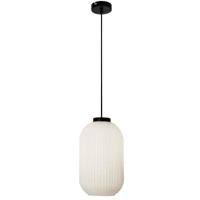 Pendul Sticla Alba D200mm H1360mm