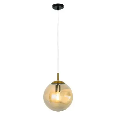 Pendul Sticla Auriu D250mm D1270mm