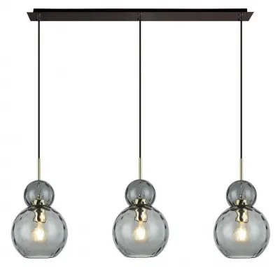 Lustra Sticla Neagra D820mm H1500mm