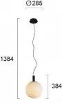 Lustra Modern Alb D285mm H1384mm
