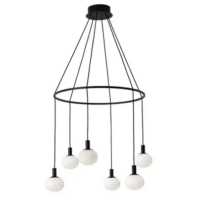 Lustra Modern Neagra D710mm H1458mm