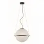 Lustra Modern Neagra cu Auriu D330mm H1100mm
