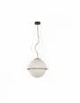 Lustra Modern Neagra cu Auriu D330mm H1100mm