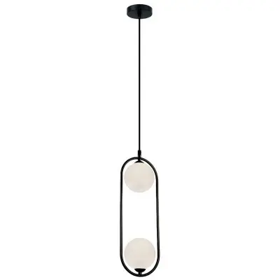 Lustra Neagra L170mm H1250mm