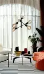 Lustra Neagra D427mm H1395mm
