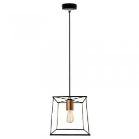 Lustra Neagra cu Aramiu D200mm H1100mm