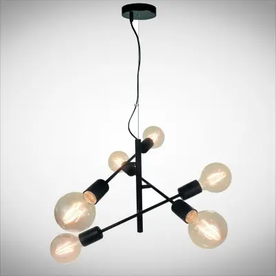 Lustra Neagra D427mm H1395mm