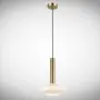 Pendul Sticla Auriu D260mm H1500mm