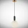 Pendul Sticla Smarald cu Auriu D200mm H1500mm