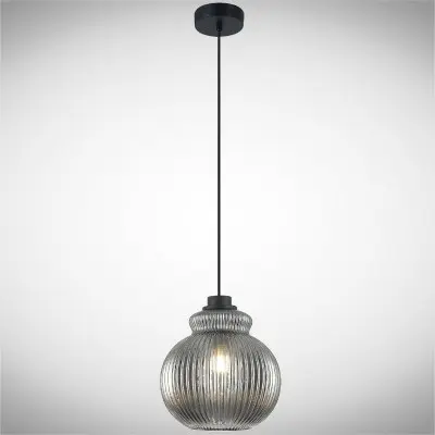 Pendul Sticla Fumuriu D180mm D1500mm