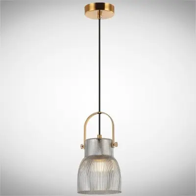 Pendul Sticla Fumuriu D143mm 1500mm