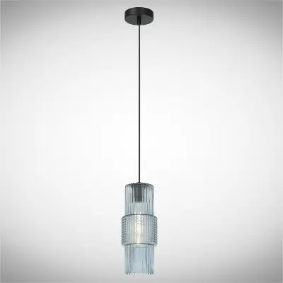 Pendul Sticla Albastru D120mm H1750mm
