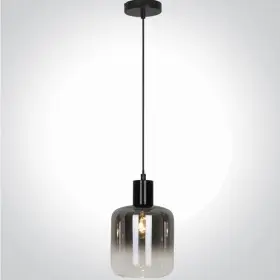 Lustra tip Pendul cu Sticla Neagra D400mm H1320mm