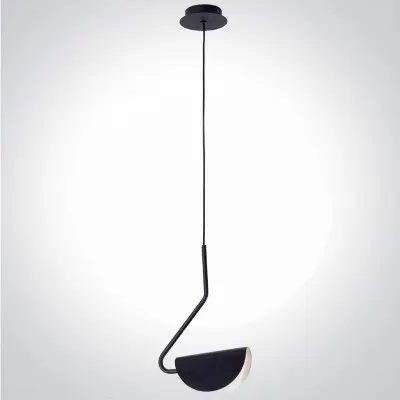 Lustra Modern Neagra D95mm H1400mm