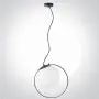 Lustra Neagra D300mm H1300mm