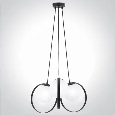 Lustra Neagra D500mm H1200mm