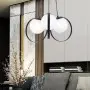 Lustra Neagra D500mm H1200mm