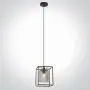 Lustra Neagra cu Auriu L165mm H1760mm