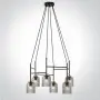 Lustra Neagra cu Auriu D660mm H1420mm