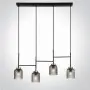 Lustra Neagra cu Auriu L860mm H1440mm