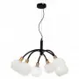 Lustra Neagra cu Auriu D180mm H1300mm