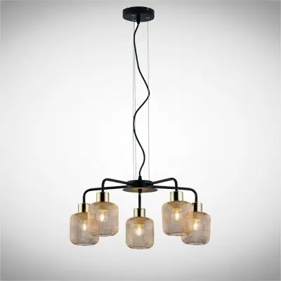 Lustra Neagra D540mm H1200mm