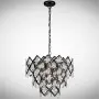 Lustra Cristal Neagra D510mm H1660mm