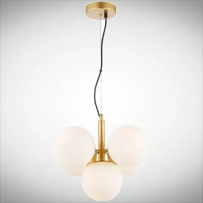 Lustra Aurie tip glob D410mm H1500mm