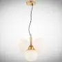 Lustra Aurie tip glob D410mm H1500mm