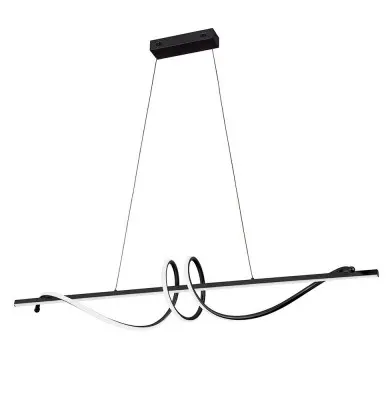 Lustra LED Neagra 47W 3000K L1200mm H1200mm
