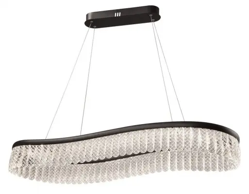 Lustra LED Neagra 41W 3000K L1000mm H1200mm