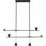 Lustra LED Neagra 24W 3000K L1008mm H1700mm