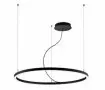 Lustra LED Neagra 32W 3000K D600mm H5000mm