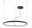 Lustra LED Neagra 69W 3000K D1160mm H1800mm