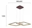 Lustra LED Maro 50W 3000K L980mm H1000mm