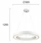 Lustra LED Alba 38W 3000K D500mm H1200mm