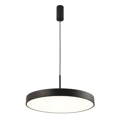 Lustra LED Neagra 40W 3000K D500mm H1200mm