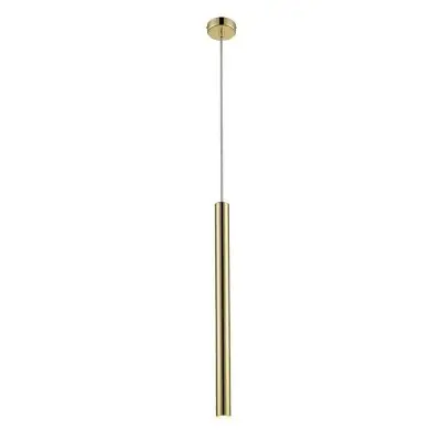 Pendul LED Dimabil Auriu 6W 3000K D80mm H1400mm