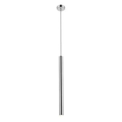Pendul LED Dimabil 6W 3000K Argintiu D80mm H1400mm
