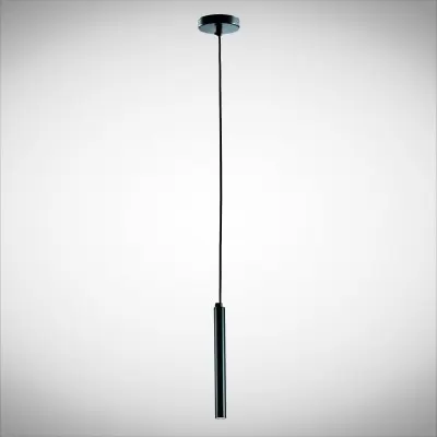 Pendul LED Negru 3W 3000K D80mm H950mm