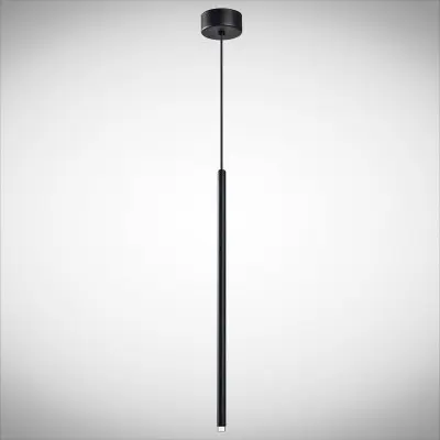Pendul LED Negru 4W 3000K D16 H1700mm