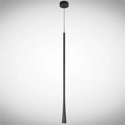 Pendul LED Negru 6.3W 3000K D30mm H1535mm