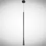Pendul LED Negru 6.3W 3000K D30mm H1535mm