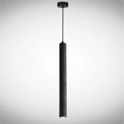 Pendul LED Negru 7W 3000K D45mm H2000mm