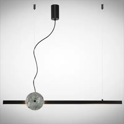Lustra LED Neagra 24W 3000K L1000mm H1615mm